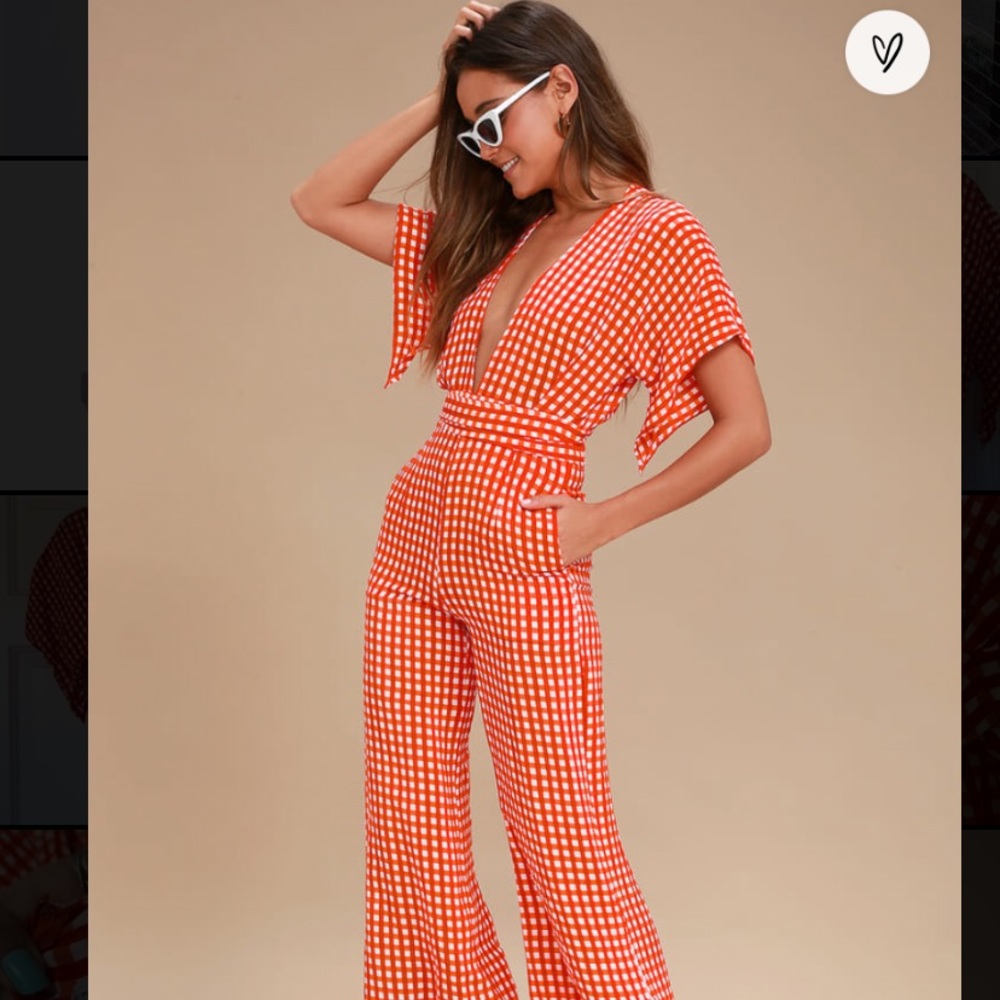 Faithful the Brand Cedric Gingham Jumpsuit